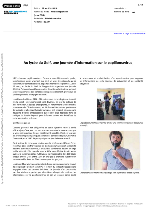 Les informations Dieppoises